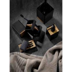 Kela Držák na zubní kartáčky Cube polyresin black