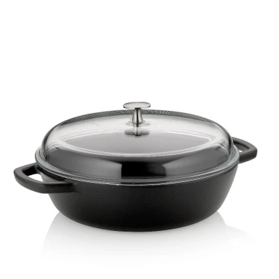 Kela Farmářská pánev Calido litinová černá kulatá 16,0cm 28,0cm 3,8l Kela Farmářská pánev Calido litinová černá kulatá 16,0cm 28,0cm 3,8l