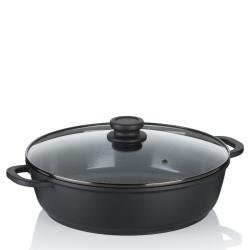 Kela Hluboká pánev s poklicí a keramickým povrchem 32 cm ATURA Kela Hluboká pánev s poklicí a keramickým povrchem 32 cm ATURA
