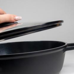 Kela Hluboká pánev s poklicí a keramickým povrchem 32 cm ATURA