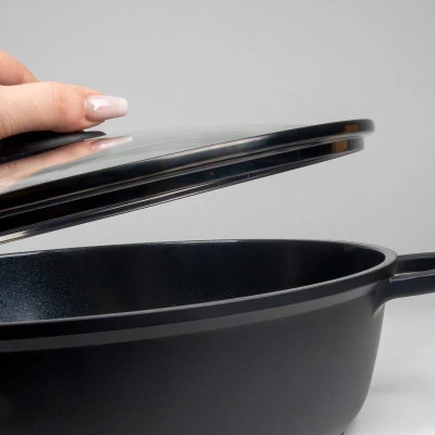 Kela Hluboká pánev s poklicí a keramickým povrchem 32 cm ATURA