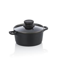 Kela Hrnec Atura litý hliník černý 16 cm 1 l Kela Hrnec Atura litý hliník černý 16 cm 1 l