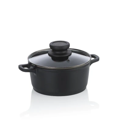 Kela Hrnec Atura litý hliník černý 16 cm 1 l Kela Hrnec Atura litý hliník černý 16 cm 1 l