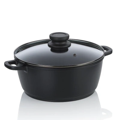 Kela Hrnec Atura litý hliník černý 24 cm 3,2 l Kela Hrnec Atura litý hliník černý 24 cm 3,2 l