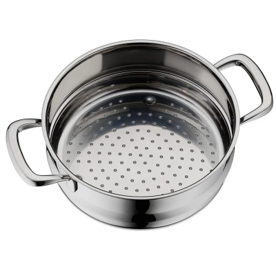 Kela Hrnec napařovací s poklicí nerez 18/10 FLAVORIA 20 cm sada 3 ks
