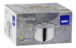 Kela Hrnec s poklicí nerez 18/10 FLAVORIA 24 cm