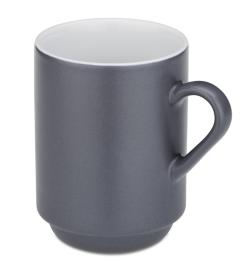 Kela Hrnek keramický 300 ml Mattia sada 2 ks šedá Kela Hrnek keramický 300 ml Mattia sada 2 ks šedá