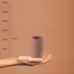 Kela Hrnek Roda cement terra 7,5x7,5x10,5cm