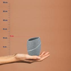 Kela Hrnek Talus polyresin bílá