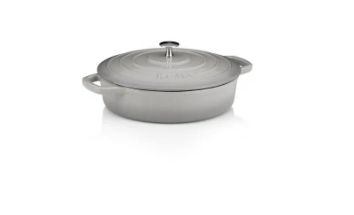 Kela Kastrol litinový s poklicí Calido 28 cm světle šedá Kela Kastrol litinový s poklicí Calido 28 cm světle šedá
