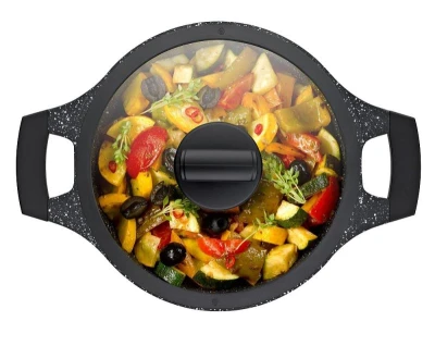Kela KL-12218 Kastrol s nepřilnavým povrchem a poklicí STELLA NOVA 20 cm