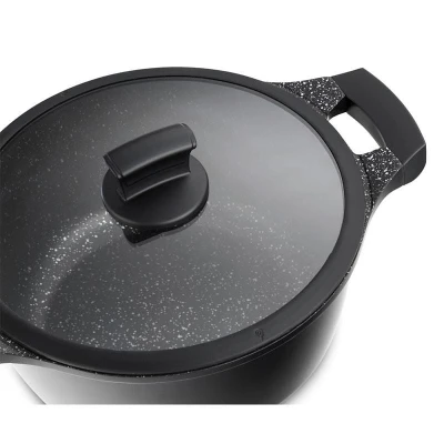 Kela KL-12219 Kastrol s nepřilnavým povrchem a poklicí STELLA NOVA 24 cm