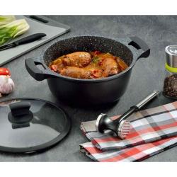 Kela KL-12219 Kastrol s nepřilnavým povrchem a poklicí STELLA NOVA 24 cm
