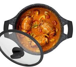 Kela KL-12219 Kastrol s nepřilnavým povrchem a poklicí STELLA NOVA 24 cm