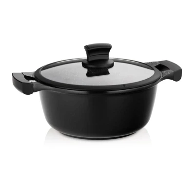 Kela KL-12219 Kastrol s nepřilnavým povrchem a poklicí STELLA NOVA 24 cm