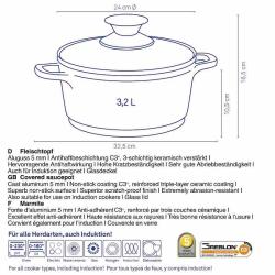Kela Kastrol s nepřilnavým povrchem KERROS 16 cm