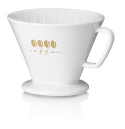 Kela Kávový filtr porcelánový Excelsa L bílá