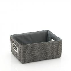 Kela Koš RIMOSSA 31x23x14cm, plast šedý, kovový úchyt Kela Koš RIMOSSA 31x23x14cm, plast šedý, kovový úchyt