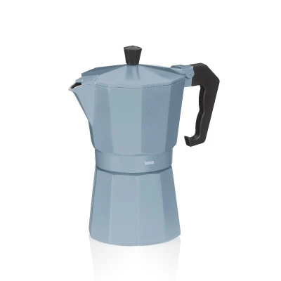 Kela Konvice na espresso kouřově modrá 19 cm x 9 cm 300 ml