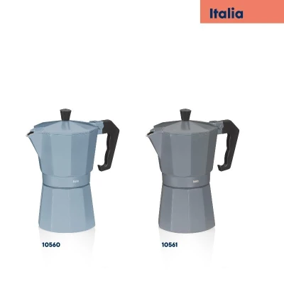 Kela Konvice na espresso kouřově modrá 19 cm x 9 cm 300 ml