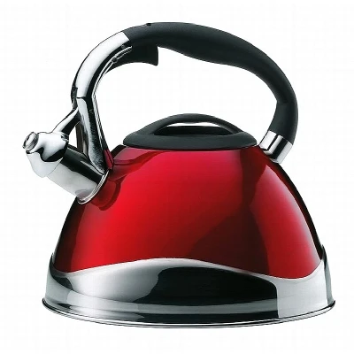 Kela Konvice pískací VARUS, nerez 3 l, červená