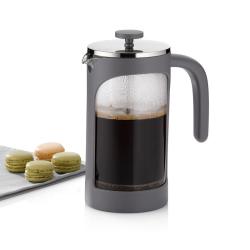 Kela Konvička na čaj a kávu VERONA French Press 1 l šedá