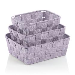 Kela Koš Alvaro PP, sada 3 ks, fialová Kela Koš Alvaro PP, sada 3 ks, fialová