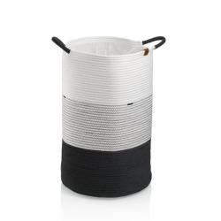 Kela Sáček na prádlo Hedda směs bavlna/polyester bílo-černá 57,0 cm 40,0 cm