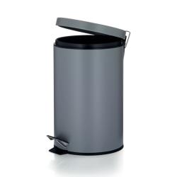 Kela Koš odpadkový 12 l LEANDRO, šedá