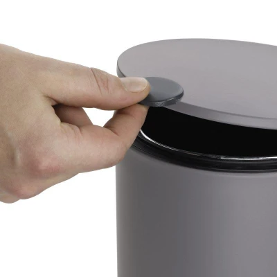 Kela Koš odpadkový Mats stříbrná matná 12l