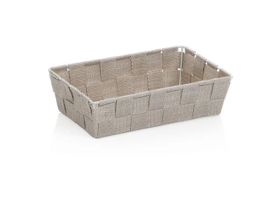 Kela Košík Alvaro 23x15 cm plast stříbrná šedá