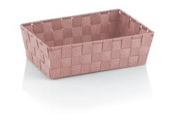 Kela Košík Alvaro plast starorůžová 30x21 cm
