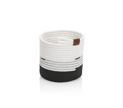 Kela Košík Hedda 18 cm směs bavlna/polyester bílo-černá Kela Košík Hedda 18 cm směs bavlna/polyester bílo-černá