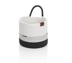 Kela Košík Hedda 20 cm směs bavlna/polyester bílo-černá Kela Košík Hedda 20 cm směs bavlna/polyester bílo-černá