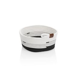 Kela Košík Hedda 25 cm směs bavlna/polyester bílo-černá Kela Košík Hedda 25 cm směs bavlna/polyester bílo-černá
