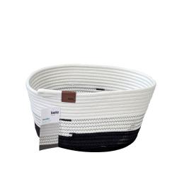 Kela Košík Hedda 32 cm směs bavlna/polyester bílá-černá