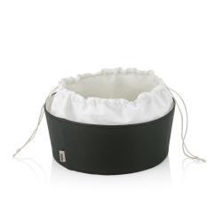 Kela Košík na chleba Grana PU kůže černá 11,0cm 19,0cm