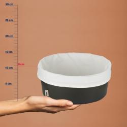 Kela Košík na chleba Grana PU kůže černá 11,0cm 28,0cm