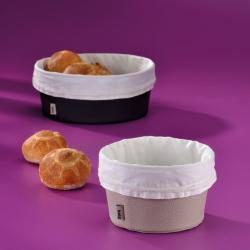 Kela Košík na chleba Grana PU kůže stříbrná šedá 11,0cm 19,0cm