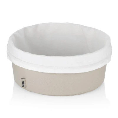 Kela Košík na chleba Grana PU kůže stříbrná šedá 11,0cm 28,0cm Kela Košík na chleba Grana PU kůže stříbrná šedá 11,0cm 28,0cm