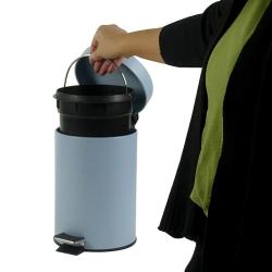 Kela Kosmetický koš Monaco kov modrá 3l