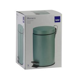 Kela Kosmetický koš Monaco kov zelená 3l