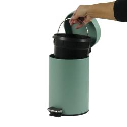Kela Kosmetický koš Monaco kov zelená 3l