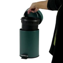 Kela Kosmetický koš Monaco kov zelená 3l
