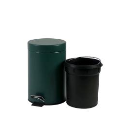 Kela Kosmetický koš Monaco kov zelená 3l