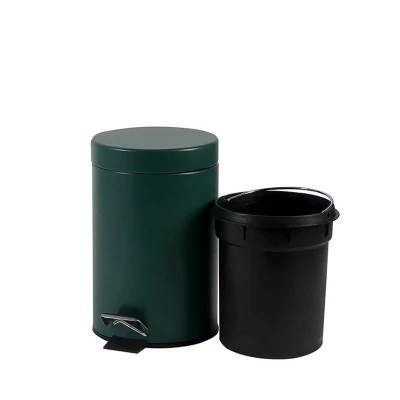 Kela Kosmetický koš Monaco kov zelená 3l