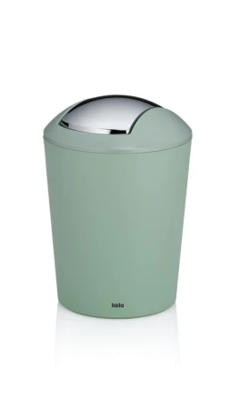 Kela Kosmetický koš s otočným víkem Marta 1,7 L zelená