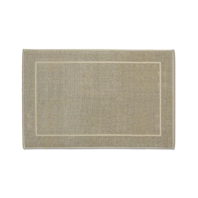 Kela Koupelnová předložka LAVINIA 100% biobavlna béžová 60x100 cm