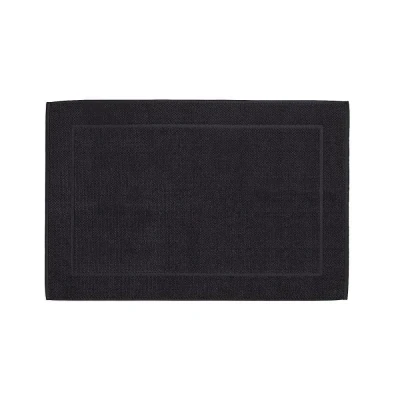 Kela Koupelnová předložka LAVINIA 100% organická bavlna černá 60x100 cm