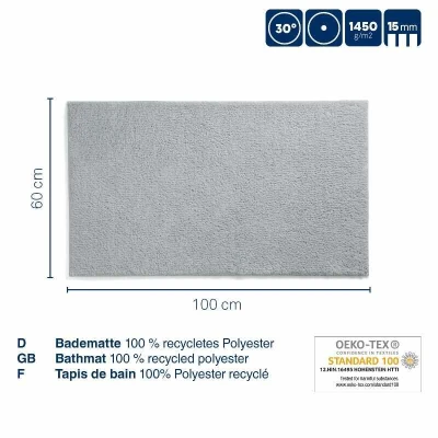 Kela Koupelnová předložka Maja 100x60 cm polyester písková béžová